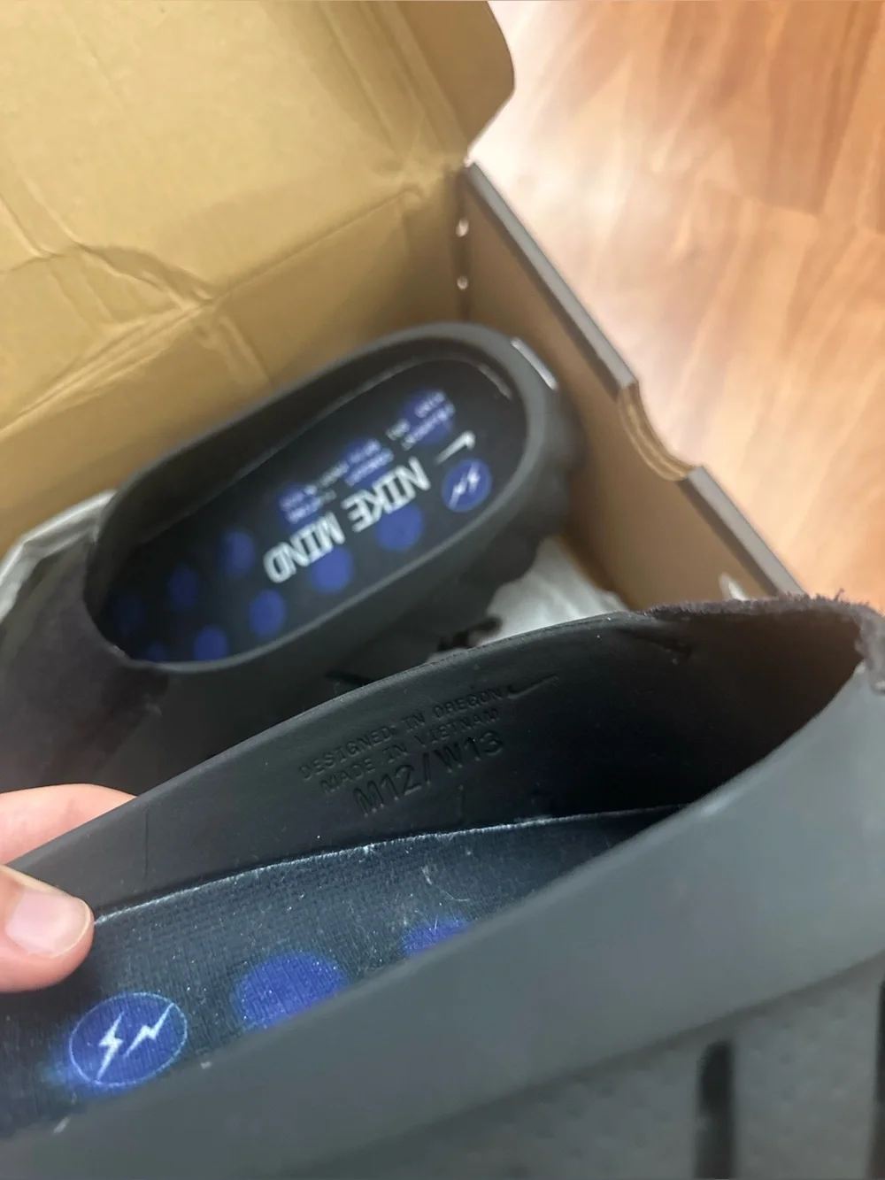 Nike Men’s Black Mind 001 x Fragment size 12